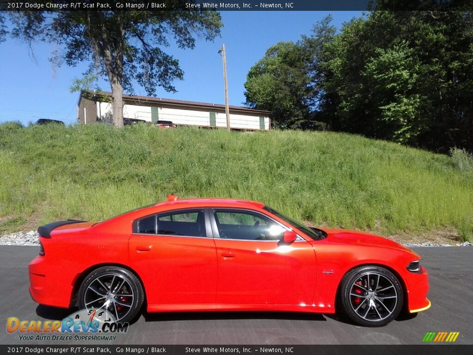 2017 Dodge Charger R/T Scat Pack Go Mango / Black Photo #5