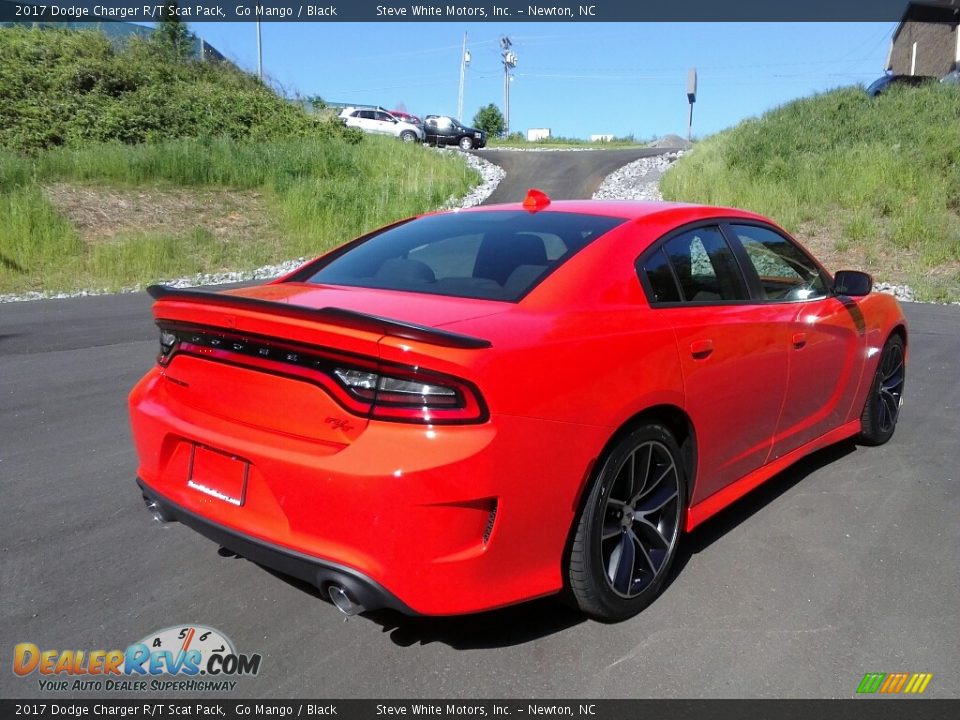 2017 Dodge Charger R/T Scat Pack Go Mango / Black Photo #6