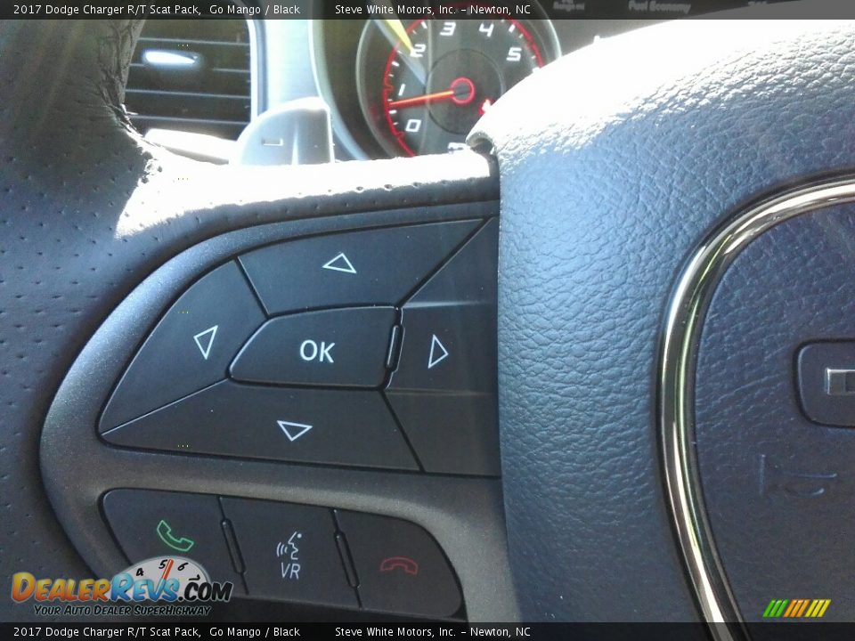 2017 Dodge Charger R/T Scat Pack Go Mango / Black Photo #16