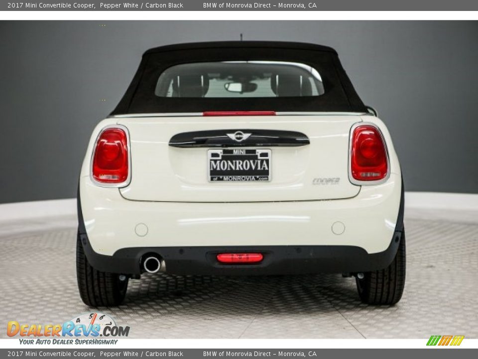 2017 Mini Convertible Cooper Pepper White / Carbon Black Photo #4