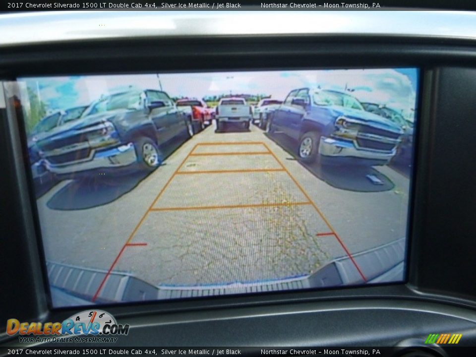 2017 Chevrolet Silverado 1500 LT Double Cab 4x4 Silver Ice Metallic / Jet Black Photo #19