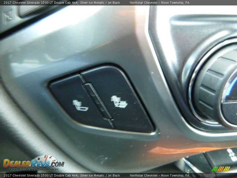 2017 Chevrolet Silverado 1500 LT Double Cab 4x4 Silver Ice Metallic / Jet Black Photo #20
