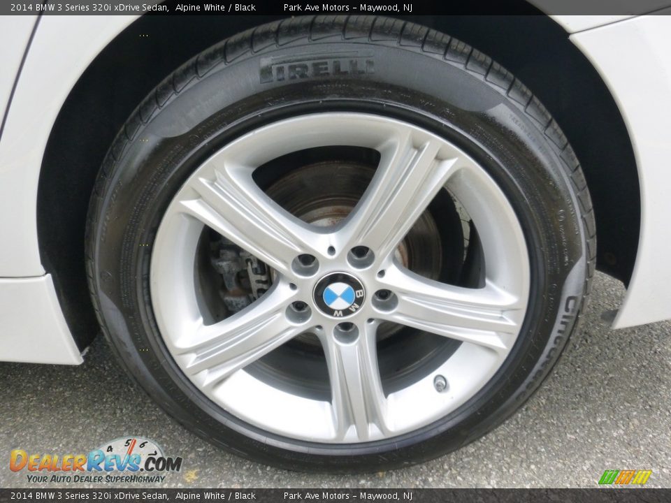 2014 BMW 3 Series 320i xDrive Sedan Alpine White / Black Photo #34
