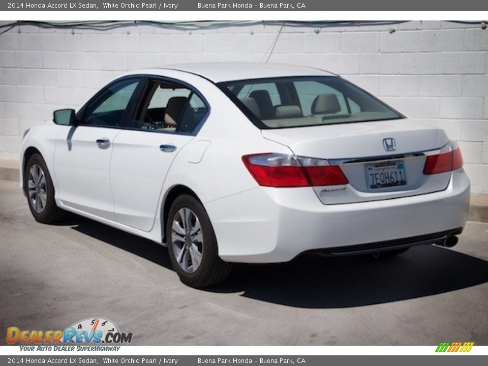 2014 Honda Accord LX Sedan White Orchid Pearl / Ivory Photo #2