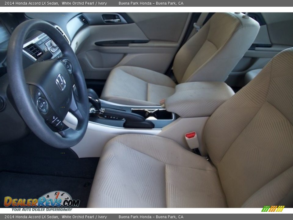 2014 Honda Accord LX Sedan White Orchid Pearl / Ivory Photo #3