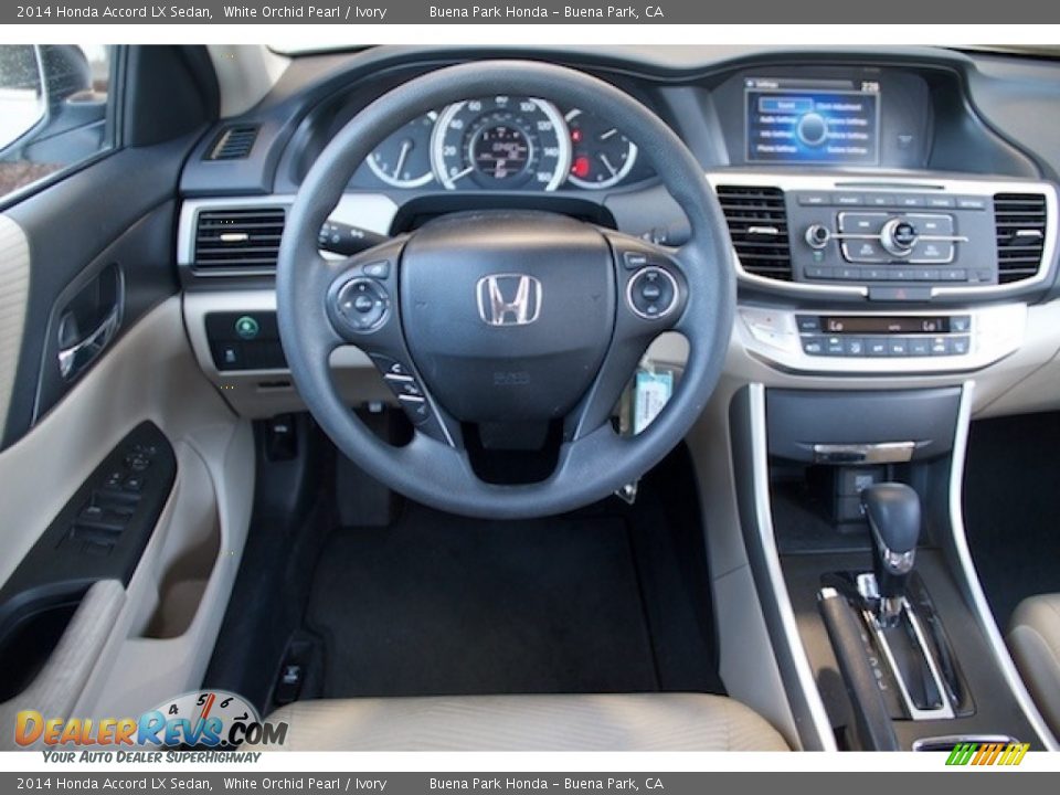 2014 Honda Accord LX Sedan White Orchid Pearl / Ivory Photo #5