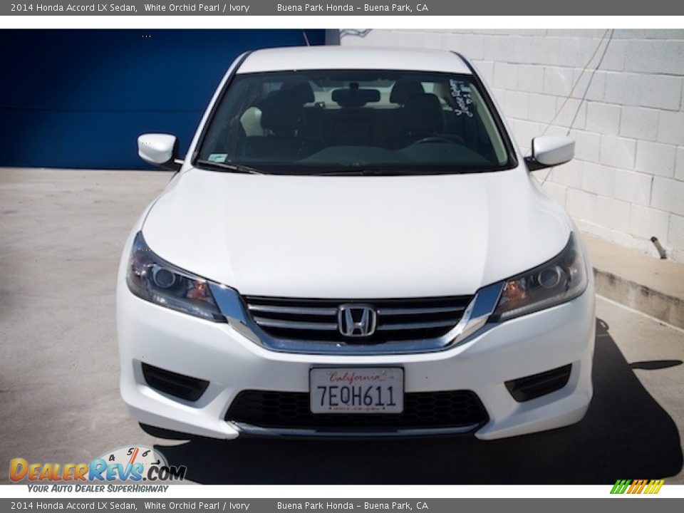 2014 Honda Accord LX Sedan White Orchid Pearl / Ivory Photo #7