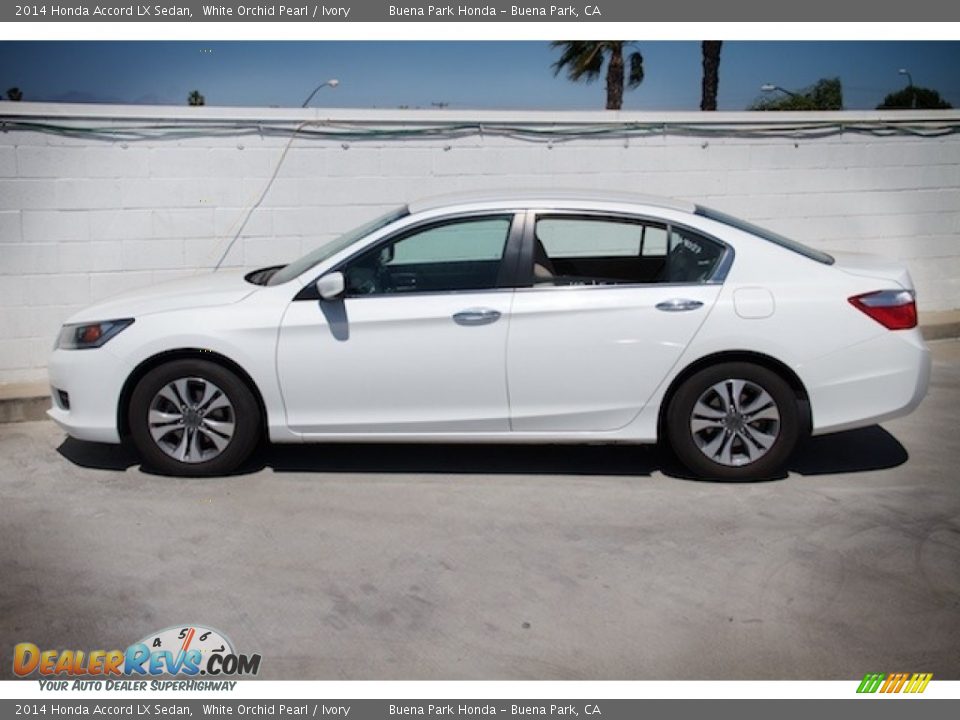 2014 Honda Accord LX Sedan White Orchid Pearl / Ivory Photo #8