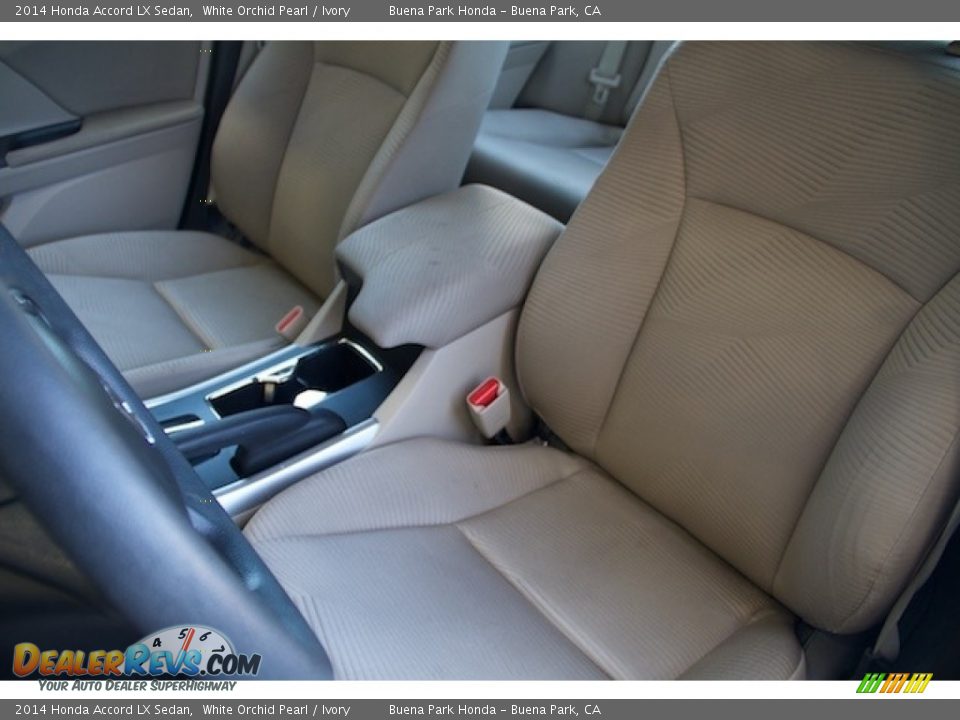 2014 Honda Accord LX Sedan White Orchid Pearl / Ivory Photo #12