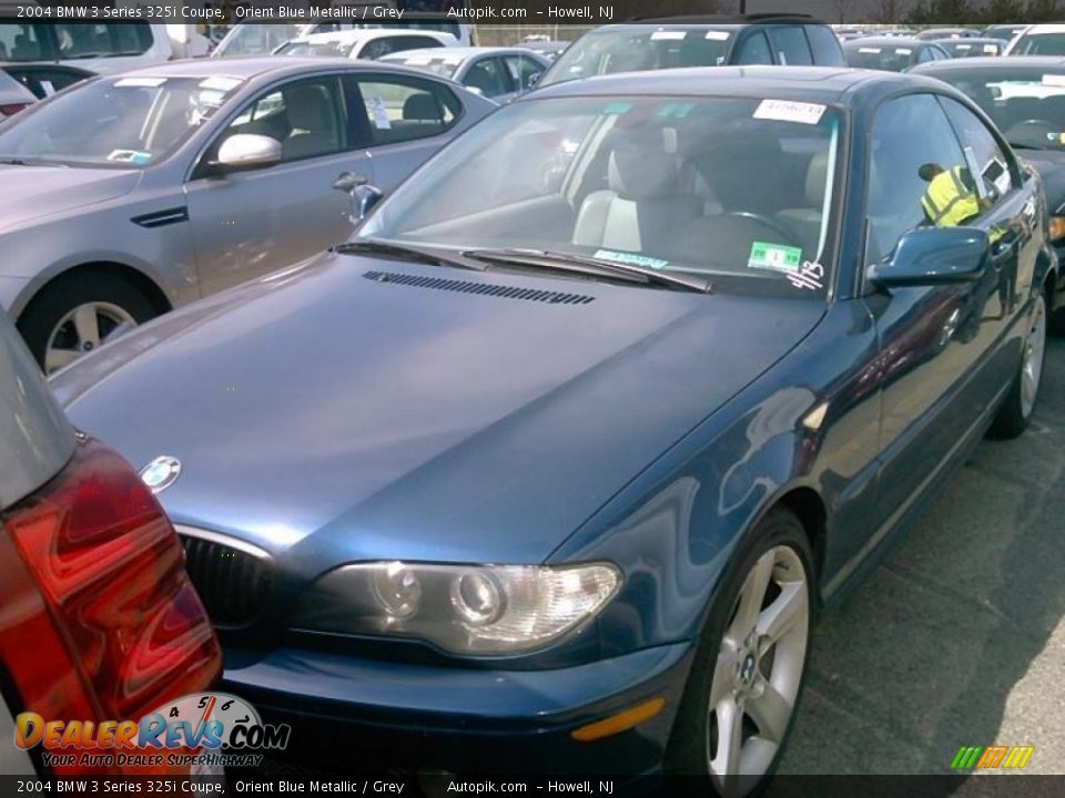 2004 BMW 3 Series 325i Coupe Orient Blue Metallic / Grey Photo #1