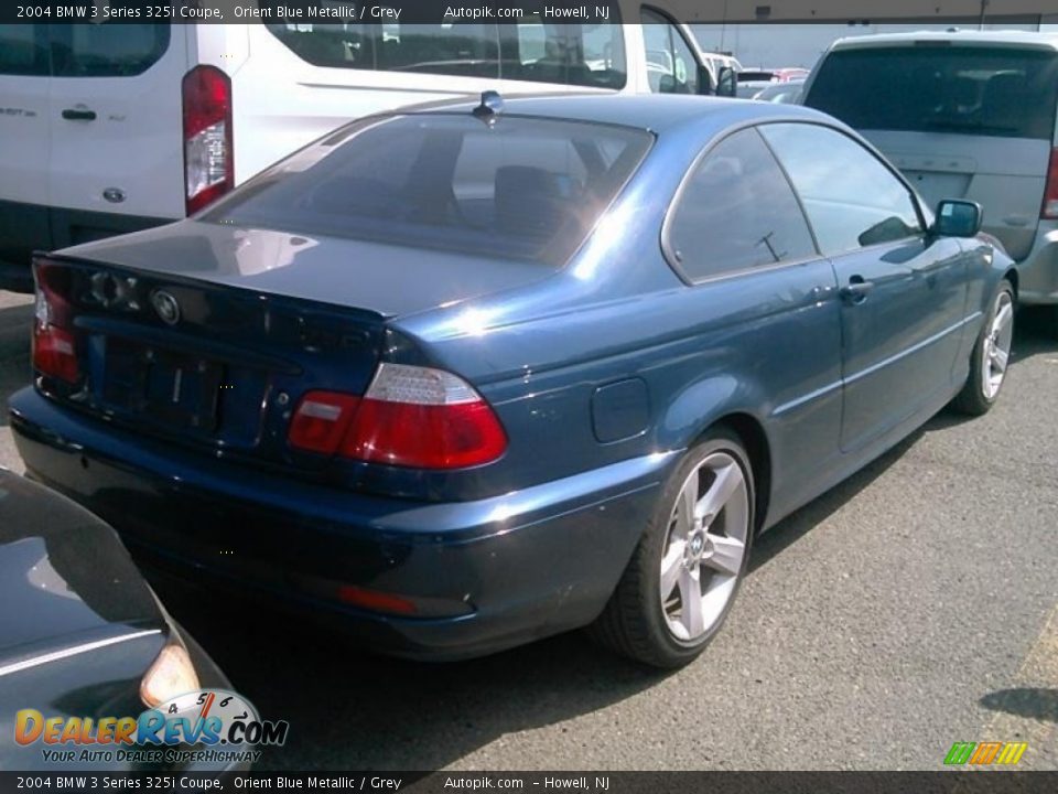 2004 BMW 3 Series 325i Coupe Orient Blue Metallic / Grey Photo #2