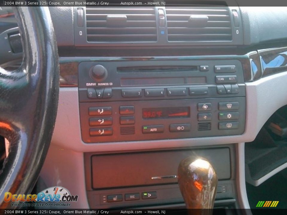 2004 BMW 3 Series 325i Coupe Orient Blue Metallic / Grey Photo #4