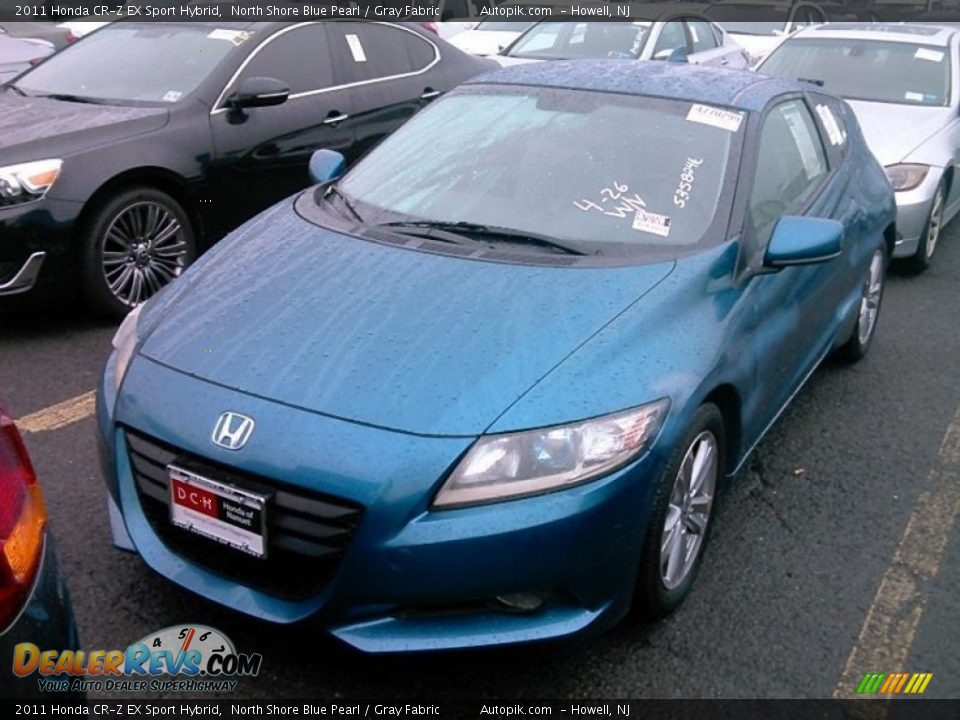 2011 Honda CR-Z EX Sport Hybrid North Shore Blue Pearl / Gray Fabric Photo #1