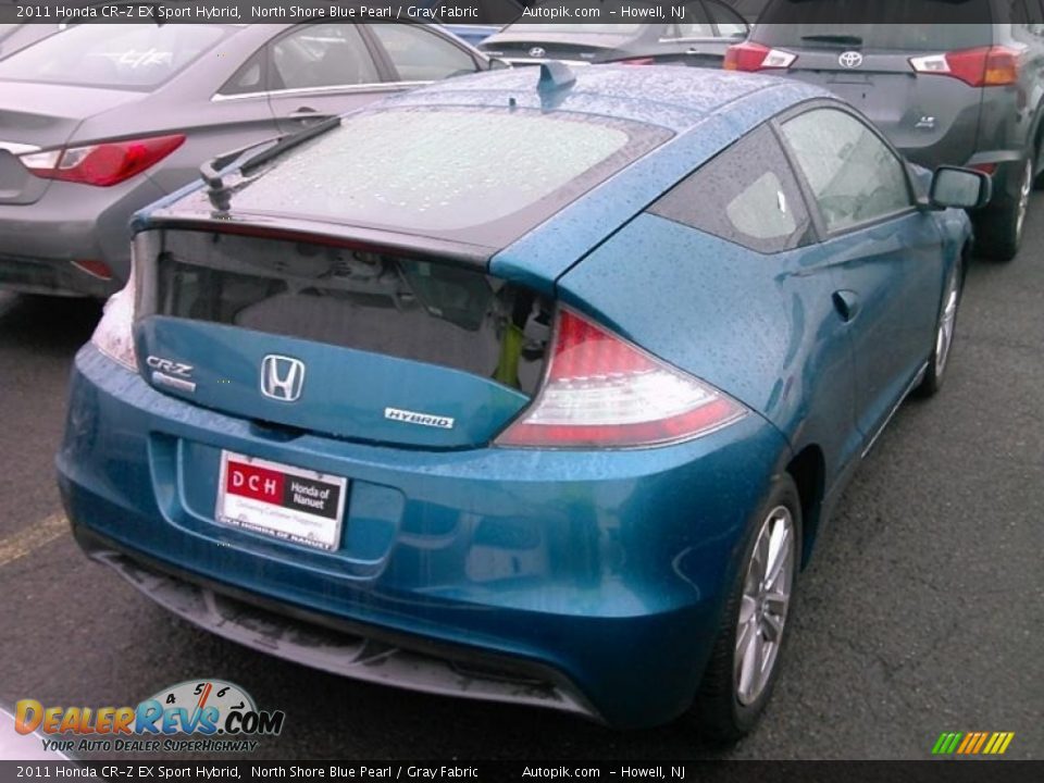 2011 Honda CR-Z EX Sport Hybrid North Shore Blue Pearl / Gray Fabric Photo #2