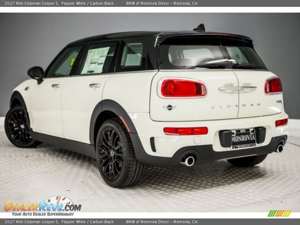2017 Mini Clubman Cooper S Pepper White / Carbon Black Photo #3