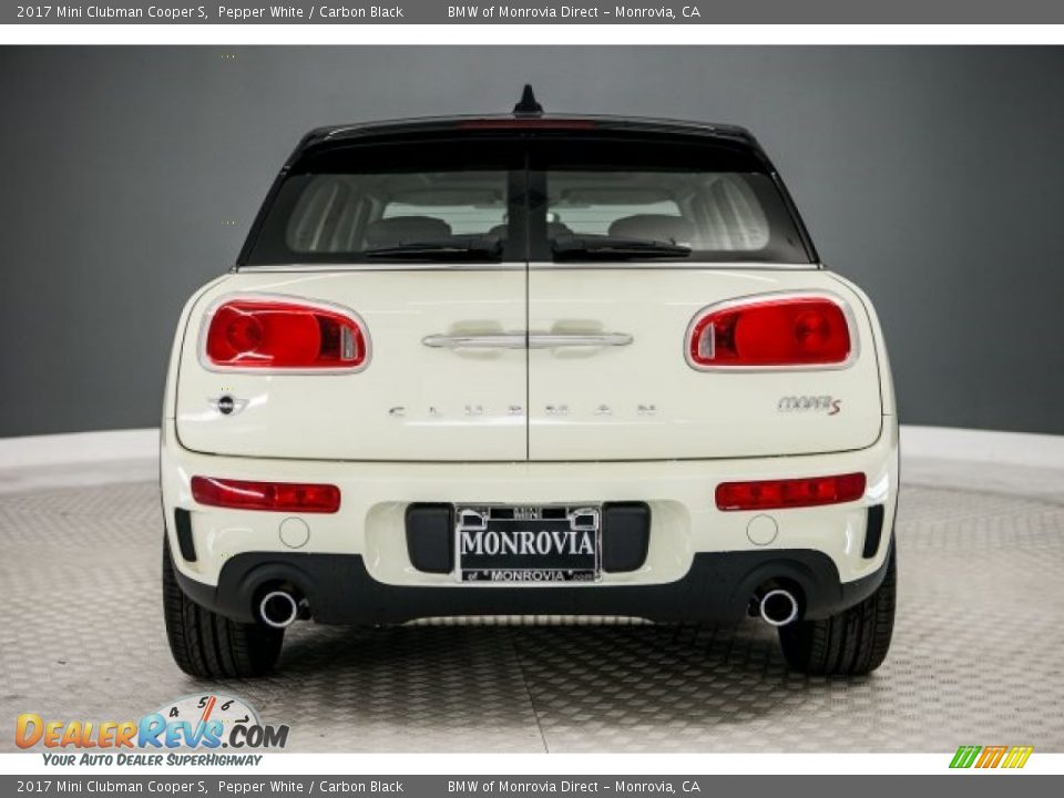 2017 Mini Clubman Cooper S Pepper White / Carbon Black Photo #4