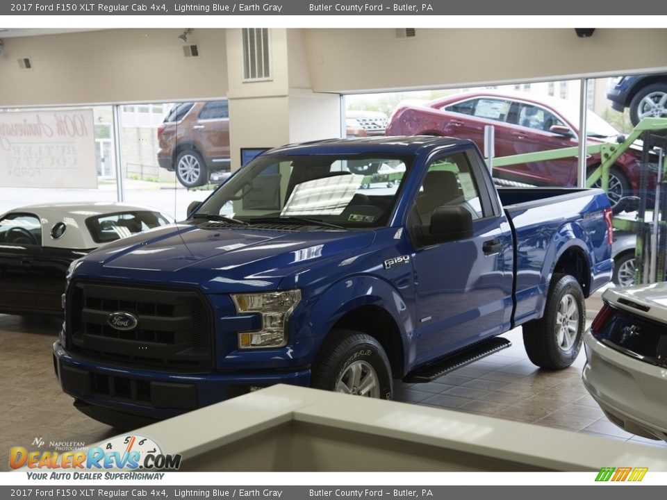 2017 Ford F150 XLT Regular Cab 4x4 Lightning Blue / Earth Gray Photo #1