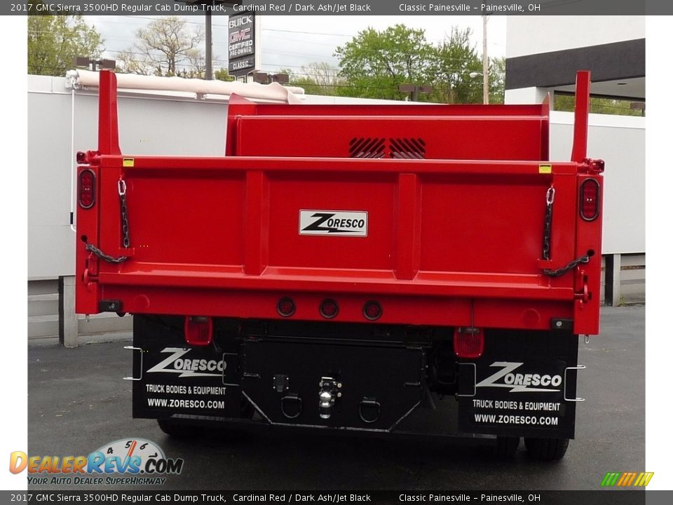 2017 GMC Sierra 3500HD Regular Cab Dump Truck Cardinal Red / Dark Ash/Jet Black Photo #3