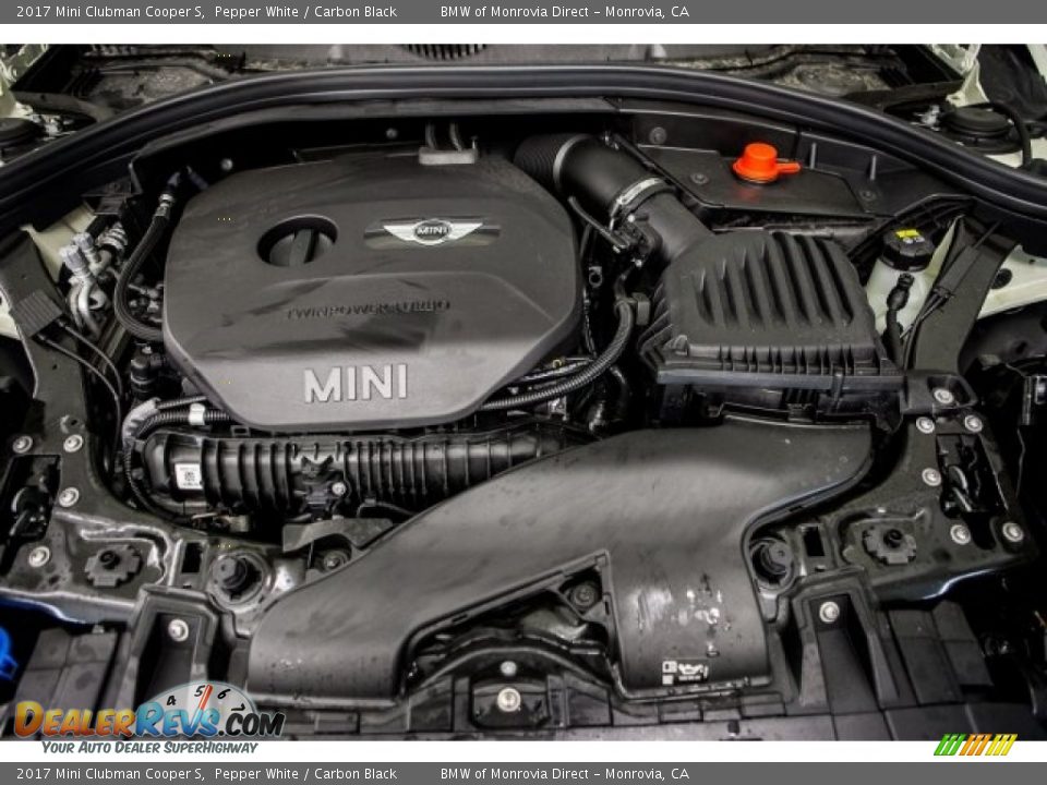 2017 Mini Clubman Cooper S Pepper White / Carbon Black Photo #8