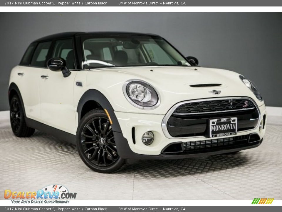 2017 Mini Clubman Cooper S Pepper White / Carbon Black Photo #12