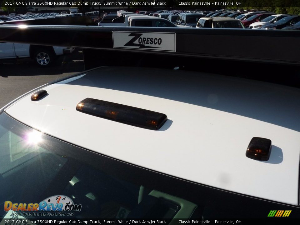 2017 GMC Sierra 3500HD Regular Cab Dump Truck Summit White / Dark Ash/Jet Black Photo #6
