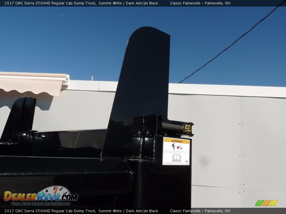 2017 GMC Sierra 3500HD Regular Cab Dump Truck Summit White / Dark Ash/Jet Black Photo #13