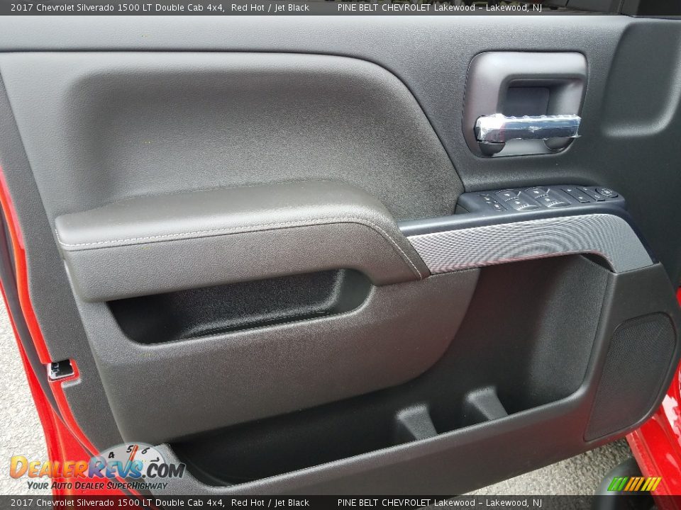 2017 Chevrolet Silverado 1500 LT Double Cab 4x4 Red Hot / Jet Black Photo #8