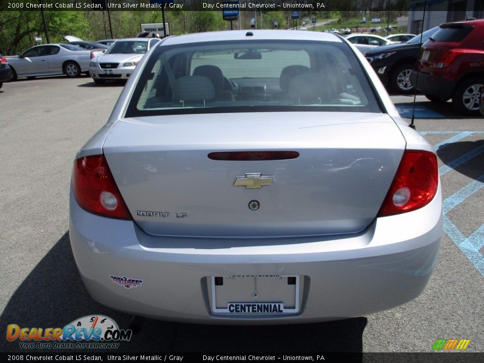 2008 Chevrolet Cobalt LS Sedan Ultra Silver Metallic / Gray Photo #5