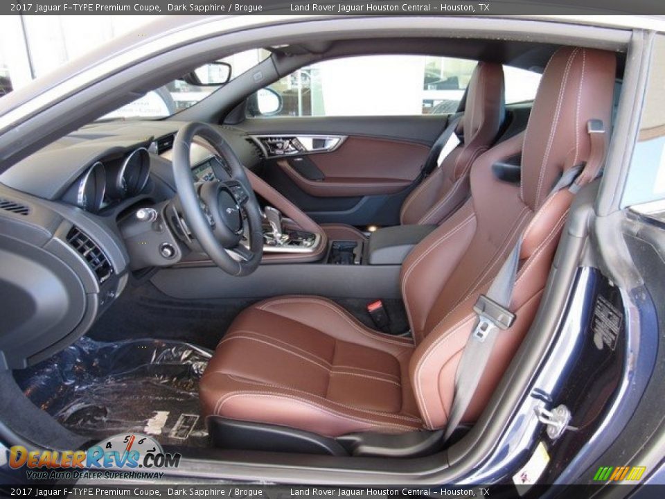 Brogue Interior - 2017 Jaguar F-TYPE Premium Coupe Photo #3