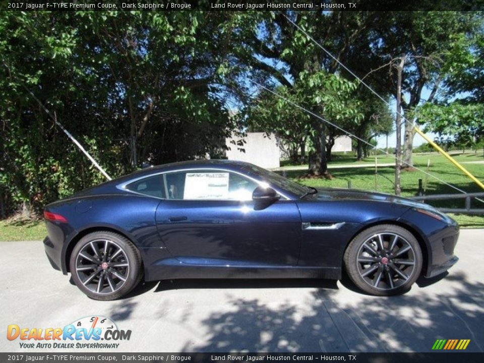 Dark Sapphire 2017 Jaguar F-TYPE Premium Coupe Photo #6
