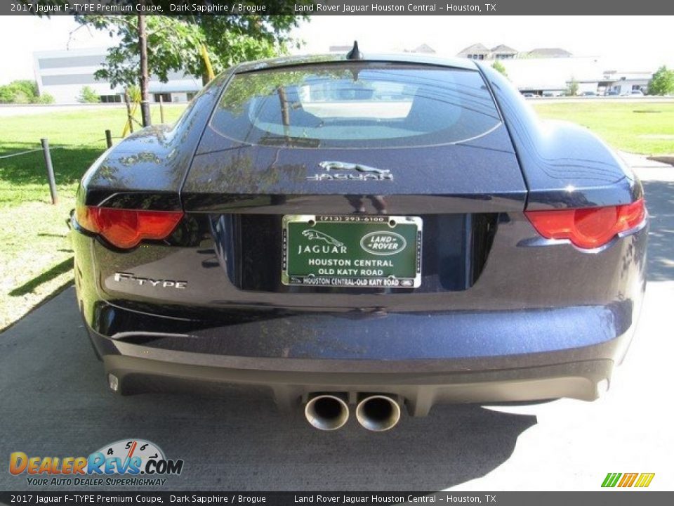 2017 Jaguar F-TYPE Premium Coupe Dark Sapphire / Brogue Photo #8