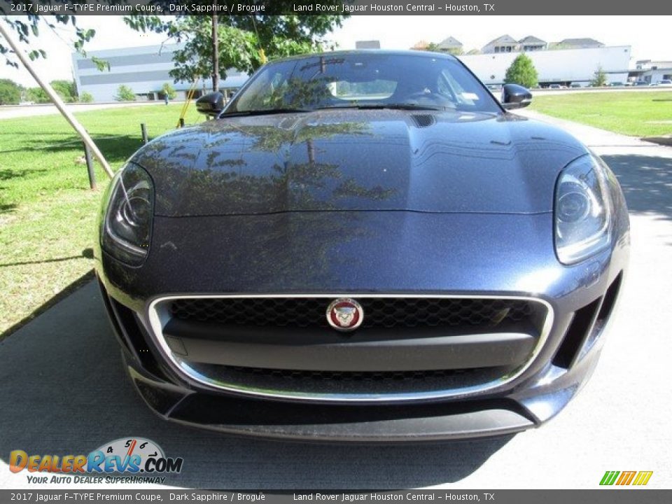 2017 Jaguar F-TYPE Premium Coupe Dark Sapphire / Brogue Photo #9