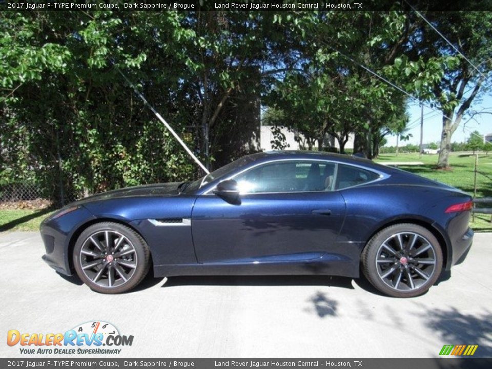 Dark Sapphire 2017 Jaguar F-TYPE Premium Coupe Photo #11