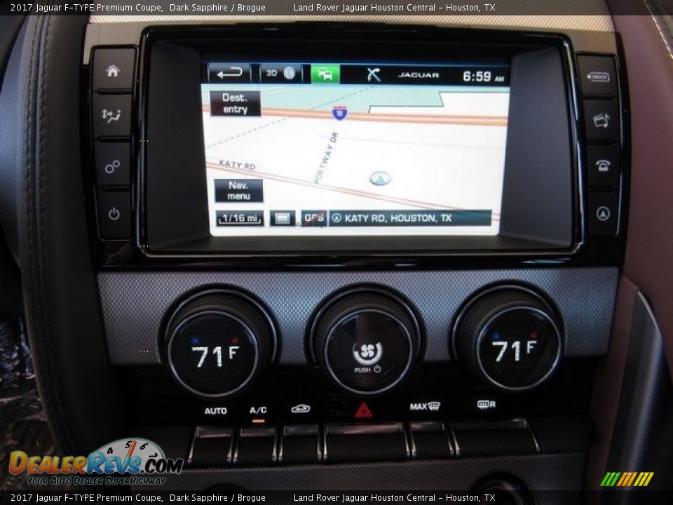 Navigation of 2017 Jaguar F-TYPE Premium Coupe Photo #19