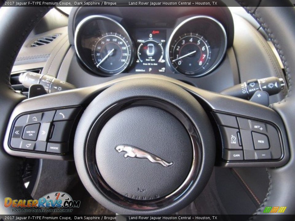 2017 Jaguar F-TYPE Premium Coupe Steering Wheel Photo #20