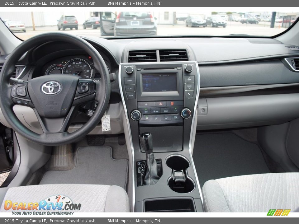 2015 Toyota Camry LE Predawn Gray Mica / Ash Photo #9
