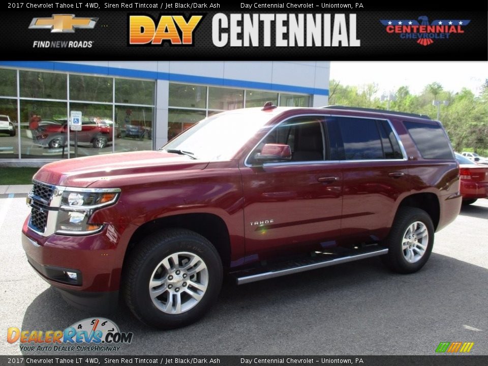 2017 Chevrolet Tahoe LT 4WD Siren Red Tintcoat / Jet Black/Dark Ash Photo #1