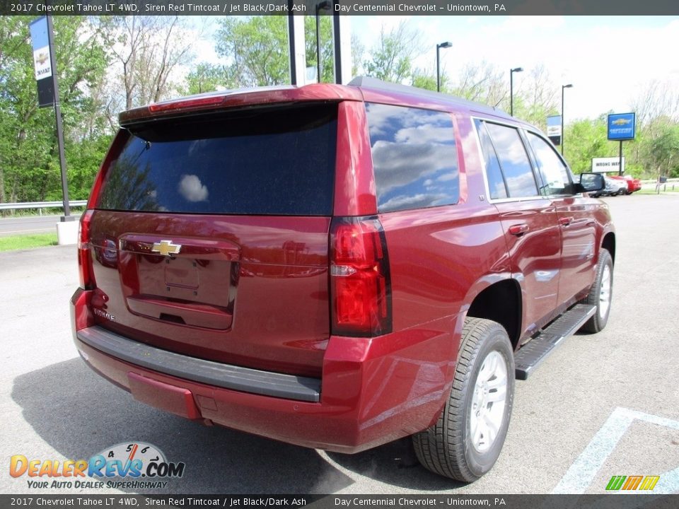 2017 Chevrolet Tahoe LT 4WD Siren Red Tintcoat / Jet Black/Dark Ash Photo #6