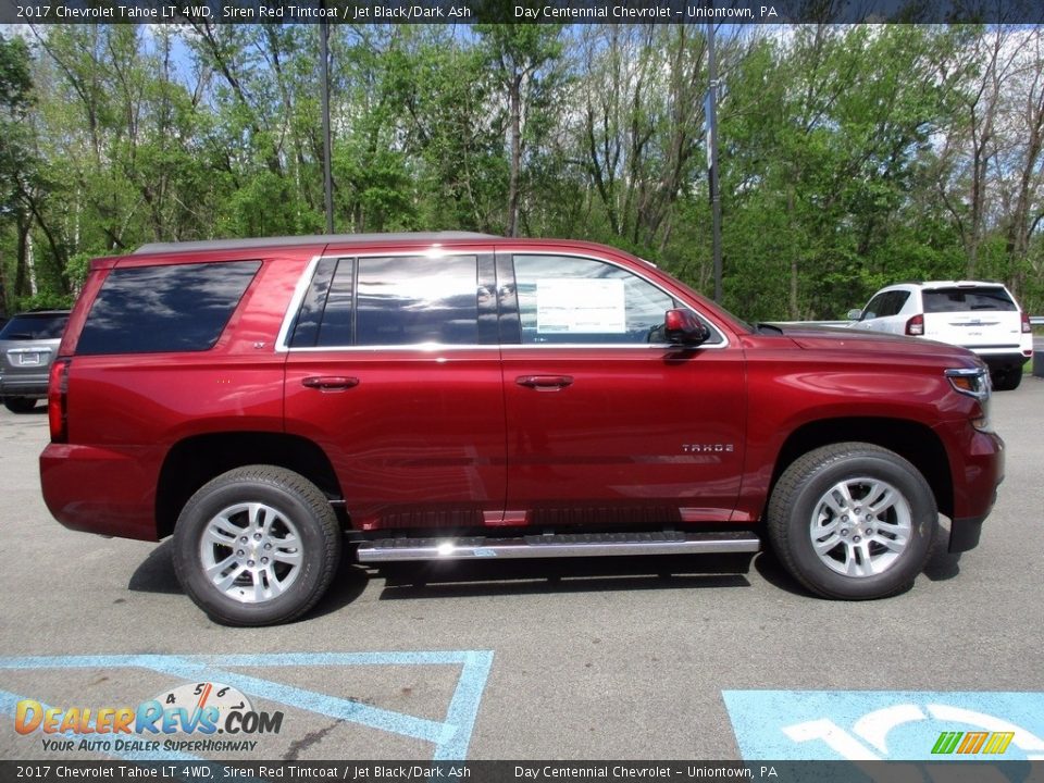 2017 Chevrolet Tahoe LT 4WD Siren Red Tintcoat / Jet Black/Dark Ash Photo #7