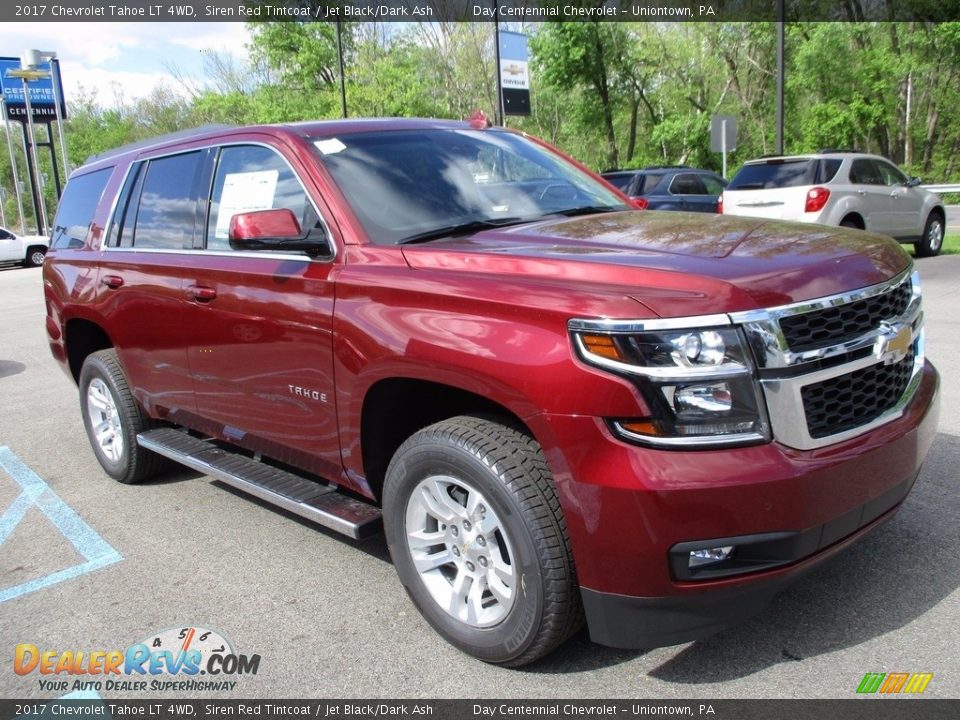 2017 Chevrolet Tahoe LT 4WD Siren Red Tintcoat / Jet Black/Dark Ash Photo #8