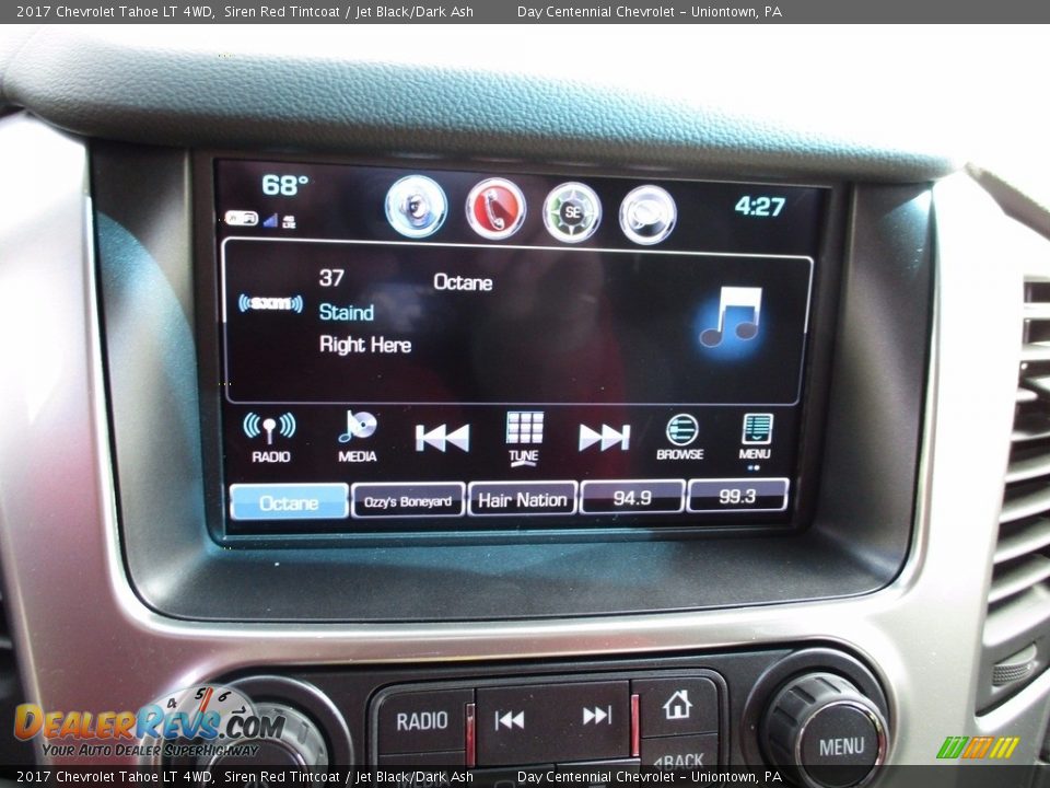 2017 Chevrolet Tahoe LT 4WD Siren Red Tintcoat / Jet Black/Dark Ash Photo #16