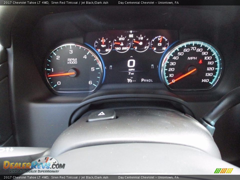 2017 Chevrolet Tahoe LT 4WD Siren Red Tintcoat / Jet Black/Dark Ash Photo #20