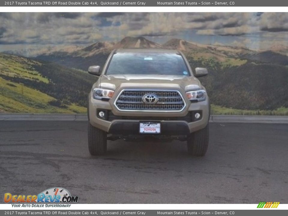 2017 Toyota Tacoma TRD Off Road Double Cab 4x4 Quicksand / Cement Gray Photo #2