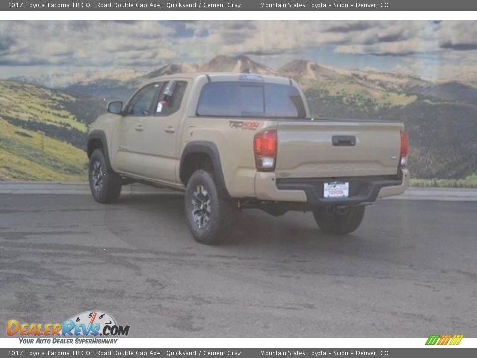 2017 Toyota Tacoma TRD Off Road Double Cab 4x4 Quicksand / Cement Gray Photo #3