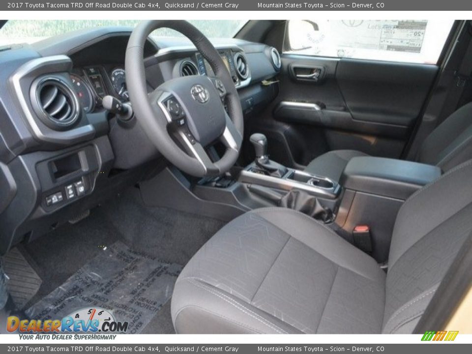 2017 Toyota Tacoma TRD Off Road Double Cab 4x4 Quicksand / Cement Gray Photo #5