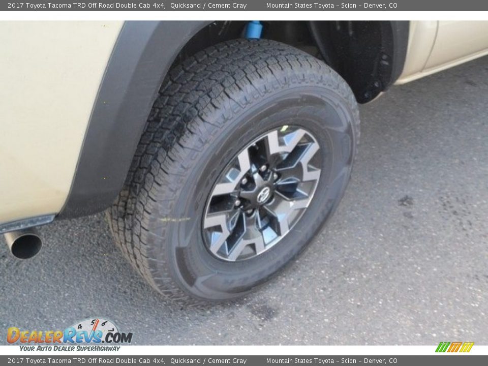 2017 Toyota Tacoma TRD Off Road Double Cab 4x4 Quicksand / Cement Gray Photo #9