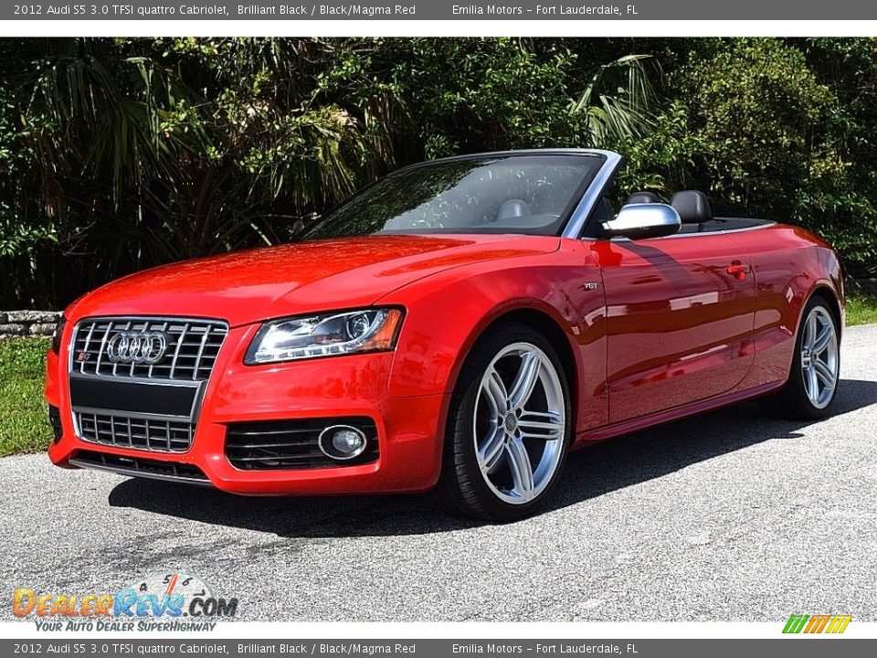 Brilliant Black 2012 Audi S5 3.0 TFSI quattro Cabriolet Photo #3