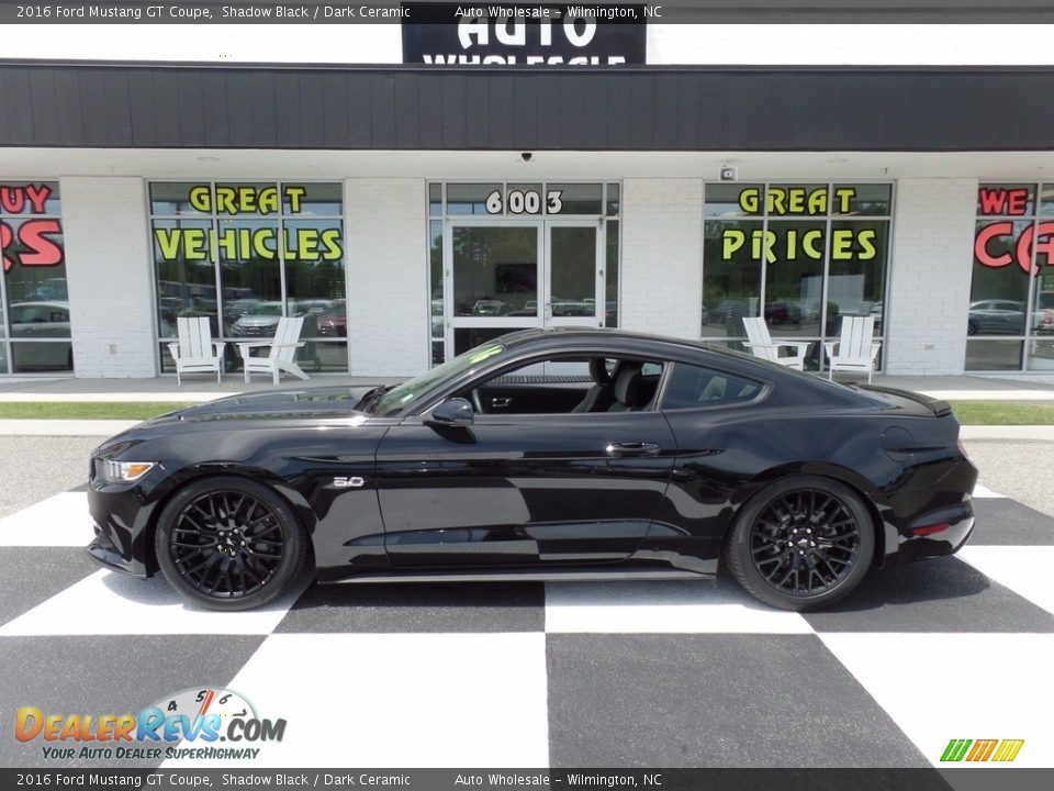 2016 Ford Mustang GT Coupe Shadow Black / Dark Ceramic Photo #1