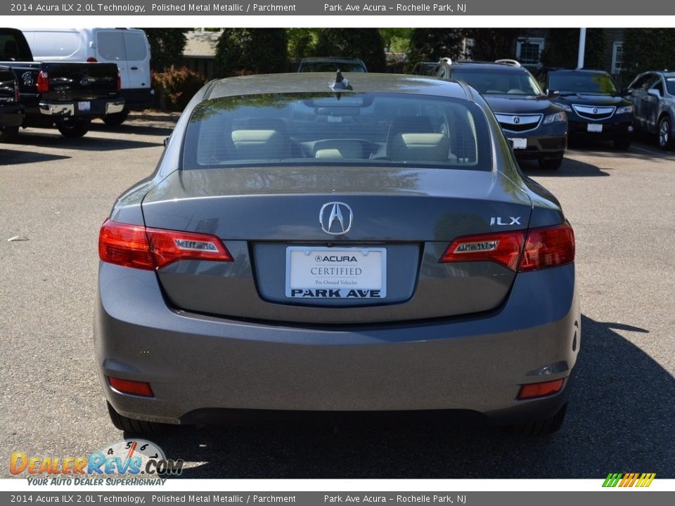 2014 Acura ILX 2.0L Technology Polished Metal Metallic / Parchment Photo #4