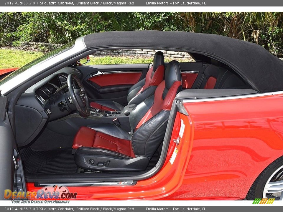 Front Seat of 2012 Audi S5 3.0 TFSI quattro Cabriolet Photo #50